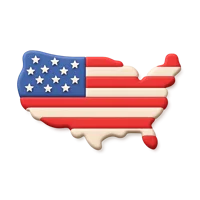 United States 3D icon