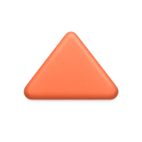 Up Triangle 3D icon