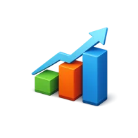Upward Trend 3D icon