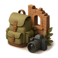 Urban exploring 3D icon