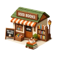 Used Bookstore 3D icon