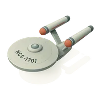 USS Enterprise NCC-1701 3D icon