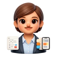UX Designer Avatar 3D icon