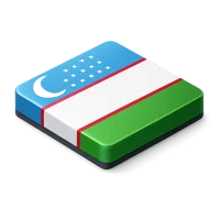 Uzbekistan Flag 3D icon