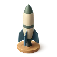 V2 Rocket 3D icon