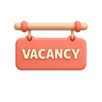 Vacancy Sign 3D icon