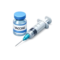 Blue Vaccine 3D icon