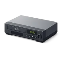 Blue VCR 3D icon