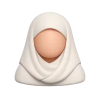 Veiled Woman 3D icon