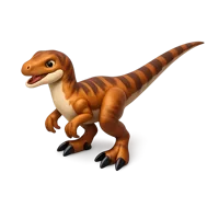 Velociraptor 3D icon