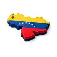 Blue Venezuela 3D icon
