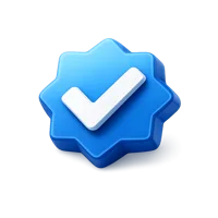 Verified Badge 3D icon