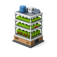 Vertical Farm 3D icon