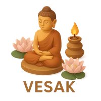 Vesak 3D icon