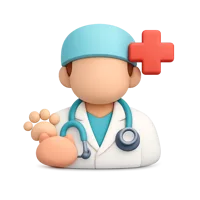 Veterinarian 3D icon