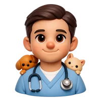 Veterinarian Avatar 3D icon
