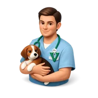 Orange Veterinarian 3D icon