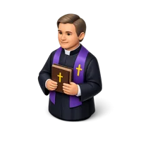 Vicar 3D icon