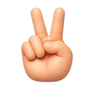 Victory Hand 3D icon