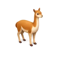 Vicuña 3D icon