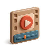 Video 3D icon