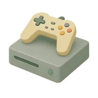 Video game console 3D icon