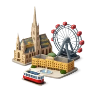 Vienna 3D icon