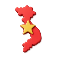 Vietnam 3D icon
