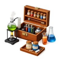 Vintage Chemistry Set 3D icon