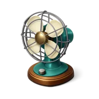 Vintage Fan 3D icon