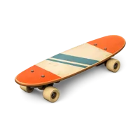 Vintage Skateboard 3D icon