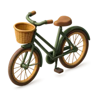 Vintage Bicycle 3D icon