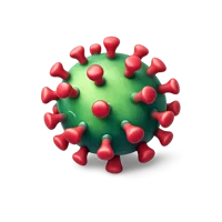 Virus 3D icon