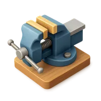 Vise 3D icon