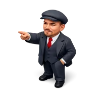Vladimir Lenin 3D icon