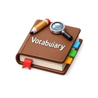 Vocabulary 3D icon