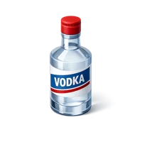 Vodka Bottle 3D icon