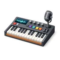 Voice Synthesizer 3D icon