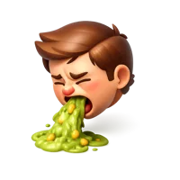Vomiting 3D icon
