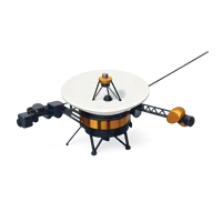 Blue Voyager Spacecraft 3D icon