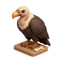 Vulture 3D icon