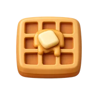 Waffle 3D icon