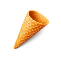 Waffle Cone 3D icon