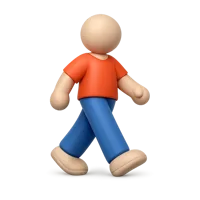 Walking Man 3D icon