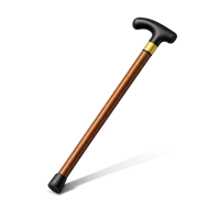 Orange Walking Stick 3D icon