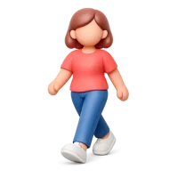 Walking Woman 3D icon