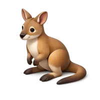 Wallaby 3D icon