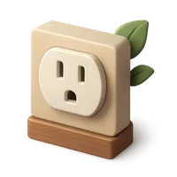 Wall Outlet 3D icon
