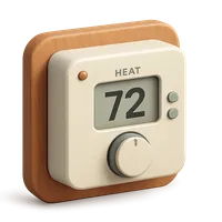 Wall Thermostat 3D icon