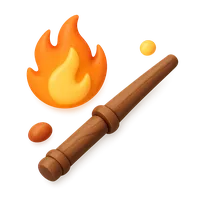 Wand of Fire 3D icon
